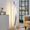 Pendellamper|Gulvlamper ^ Lucande LED-gulvlampe Marija, sølv, dæmpbar, 140 cm
