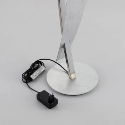 Pendellamper|Gulvlamper ^ Lucande LED-gulvlampe Marija, sølv, dæmpbar, 140 cm
