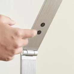 Arbejdsrum/Kontor|Pendellamper ^ Lucande LED-gulvlampe Nicano, grå, metal, CCT, 125 cm