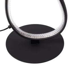 Lucande Gulvlamper|Gulvlamper > LED-gulvlampe Rodado, sort, 132 cm, aluminium