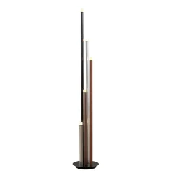 Gulvlamper|Gulvlamper ^ Lucande LED-gulvlampe Stoika, 150 cm, 5 lyskilder, metal