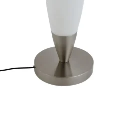 Lucande Gulvlamper|Gulvlamper > LED-gulvlampe Tarell, hvid/nikkel, 146 cm, dæmpbar