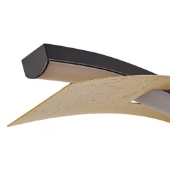 Pendellamper|Pendellamper ^ Lucande LED-hængelampe Alevia, sort/guld, CCT