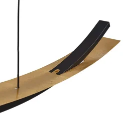 Pendellamper|Pendellamper ^ Lucande LED-hængelampe Alevia, sort/guld, CCT