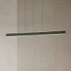 Pendellamper ^ Lucande LED-hængelampe Arvon, sort, 117 cm, dæmpbar, CCT