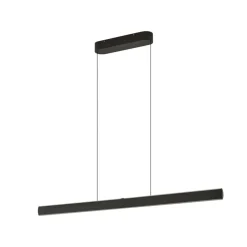 Pendellamper ^ Lucande LED-hængelampe Arvon, sort, 117 cm, dæmpbar, CCT