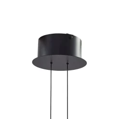 Lucande Pendellamper|Pendellamper > LED-hængelampe Dain, 1 lyskilde, røggrå, glas