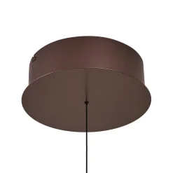 Pendellamper|Pendellamper ^ Lucande LED-hængelampe Eldra, kaffebrun, Ø 55 cm, CCT