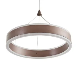 Pendellamper|Pendellamper ^ Lucande LED-hængelampe Kolo, brun, 3 lyskilder, dæmpbar