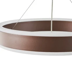 Pendellamper|Pendellamper ^ Lucande LED-hængelampe Kolo, 114 cm, 3 lyskilder, brun, dæmpbar