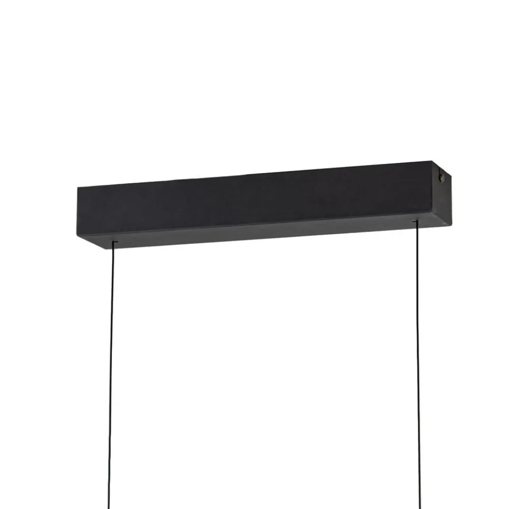Pendellamper|Pendellamper ^ Lucande LED-hængelampe Lutana, rosaguld/træfarvet, 101 cm