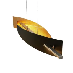 Lucande Pendellamper|Pendellamper > LED-hængelampe Marija, 101 cm, sort, dæmpbar