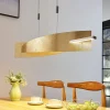 Lucande Pendellamper > LED-hængelampe Marija, 101 cm, guldfarvet, dæmpbar