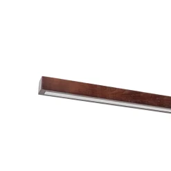 Lucande Pendellamper|Pendellamper > LED-hængelampe Nihalo, valnød, 122 cm, dæmpbar, CCT