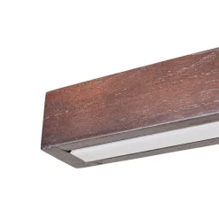 Lucande Pendellamper|Pendellamper > LED-hængelampe Nihalo, valnød, 122 cm, dæmpbar, CCT