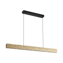 Pendellamper|Pendellamper ^ Lucande LED-hængelampe Nivara, 117 cm, guld, metal