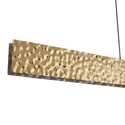 Pendellamper|Pendellamper ^ Lucande LED-hængelampe Nivara, 117 cm, guld, metal