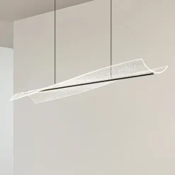 Pendellamper|Pendellamper ^ Lucande LED-hængelampe Vellia, sort, længde 112 cm, CCT