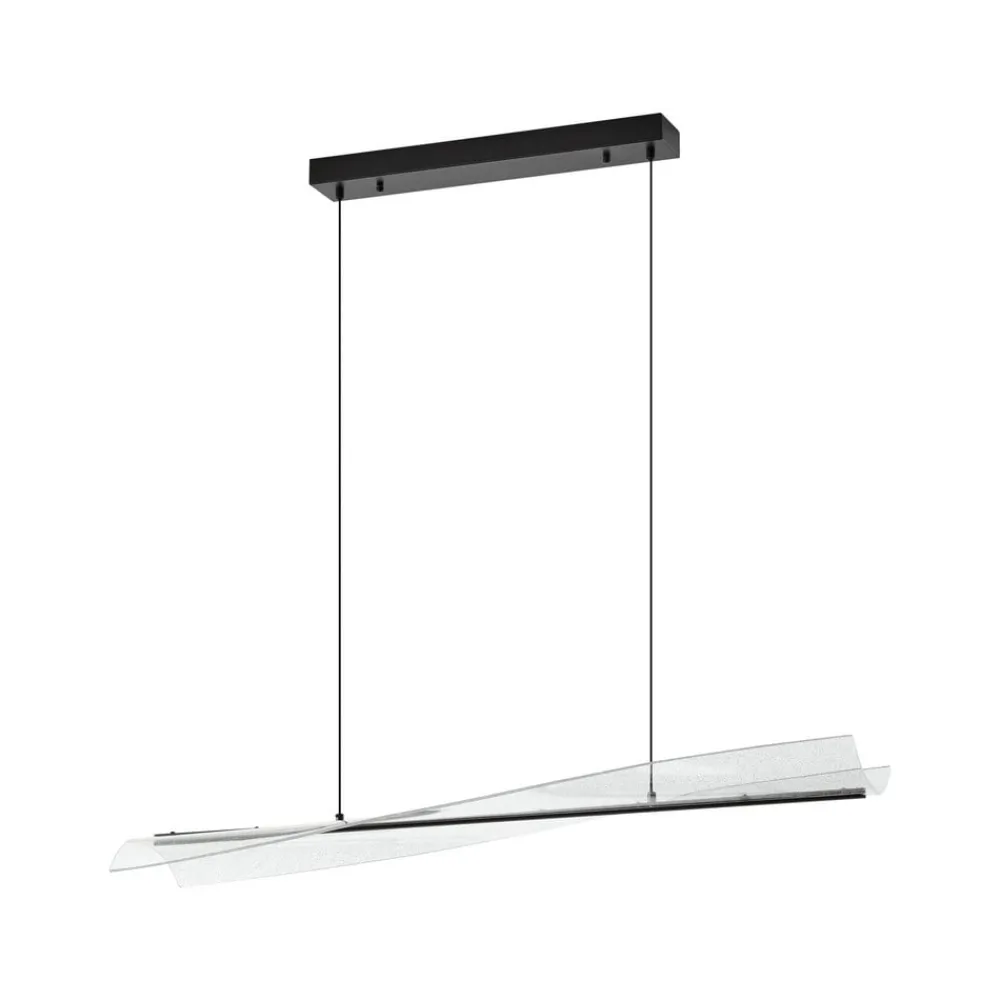 Pendellamper|Pendellamper ^ Lucande LED-hængelampe Vellia, sort, længde 112 cm, CCT