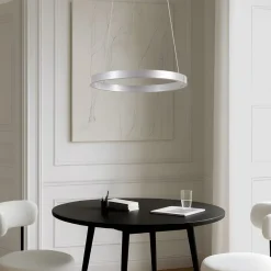 Pendellamper|Pendellamper ^ Lucande LED-hængelampe Yonam, Ø 60 cm, 1 lyskilde, aluminium, CCT