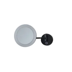 Lucande Møbel Og Interiør > LED kosmetikspejl Fyria, sort, stål, CCT