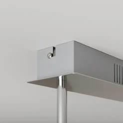 Lucande Loftlamper > LED-loftlampe Edano, 122 cm, hvid, tekstil, dæmpbar