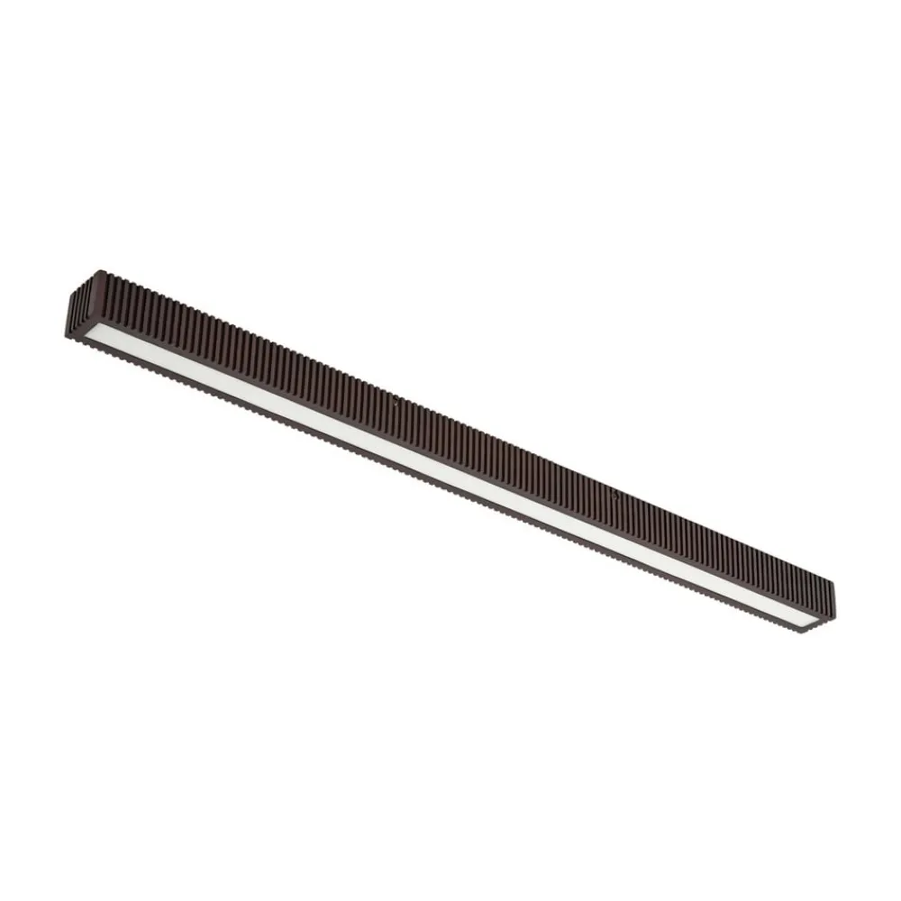 Gang|Loftlamper ^ Lucande LED-loftlampe Emara, mørkt træ, eg, dæmpbar