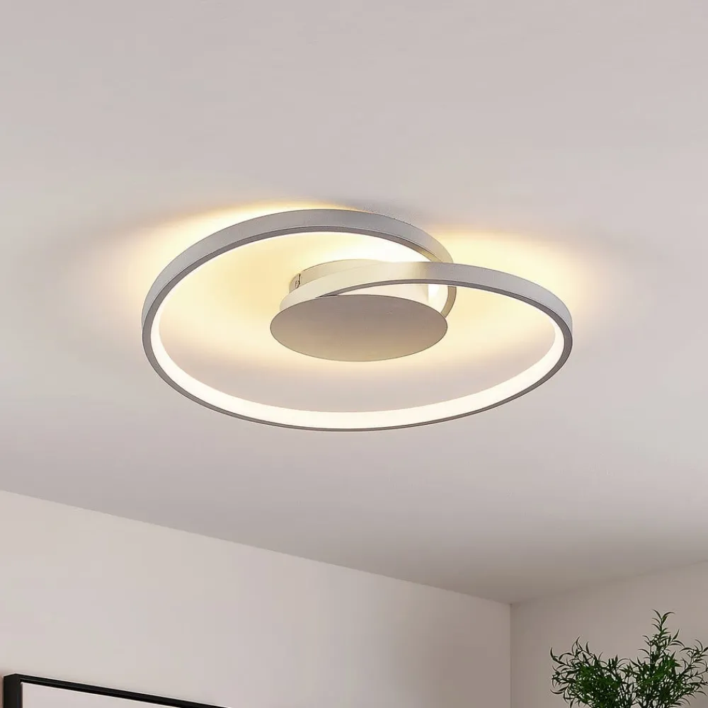 Gang|Loftlamper ^ Lucande LED-loftlampe Enesa, Ø 46 cm, 2.700 K, dæmpbar