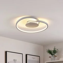 Gang|Loftlamper ^ Lucande LED-loftlampe Enesa, Ø 46 cm, 2.700 K, dæmpbar