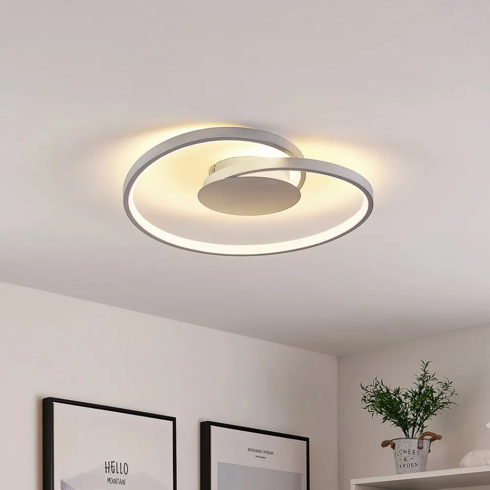 Gang|Loftlamper ^ Lucande LED-loftlampe Enesa, Ø 46 cm, 2.700 K, dæmpbar
