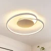 Lucande Gang|Loftlamper > LED-loftlampe Enesa, 63 cm, CCT, fjernbetjening, dæmpbar