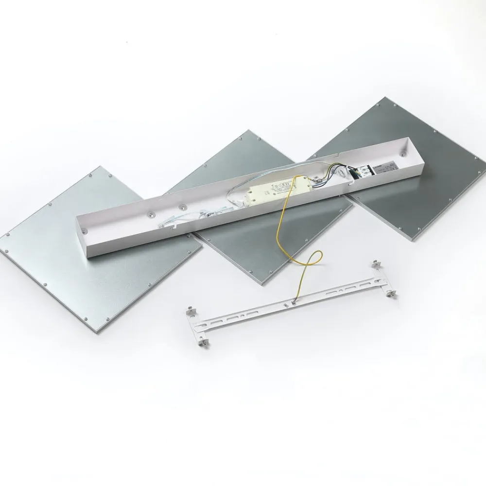 Lucande Loftlamper|Loftlamper > LED-loftlampe Ilira, 3 lyskilder, sølv, CCT, dæmpbar
