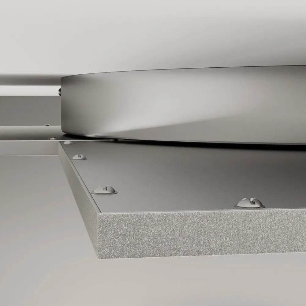 Lucande Arbejdsrum/Kontor|Loftlamper > LED-loftlampe Ilira, 4 lyskilder, sølv, CCT, dæmpbar