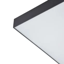 Lucande Loftlamper|Loftlamper > LED loftlampe Leicy, sort, 60 cm, RGBIC, CCT