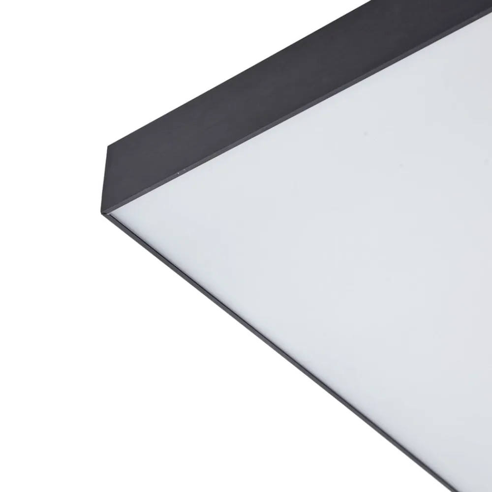 Lucande Loftlamper|Loftlamper > LED loftlampe Leicy, sort, 60 cm, RGBIC, CCT