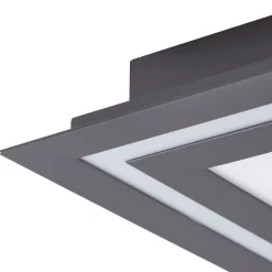 Lucande Loftlamper > LED loftlampe Leicy, sort, 124 cm, RGB, CCT