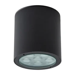 Lucande Terrassebelysning|Udendørs Loftlamper > LED-loftlampe Meret, rund, antracit, metal