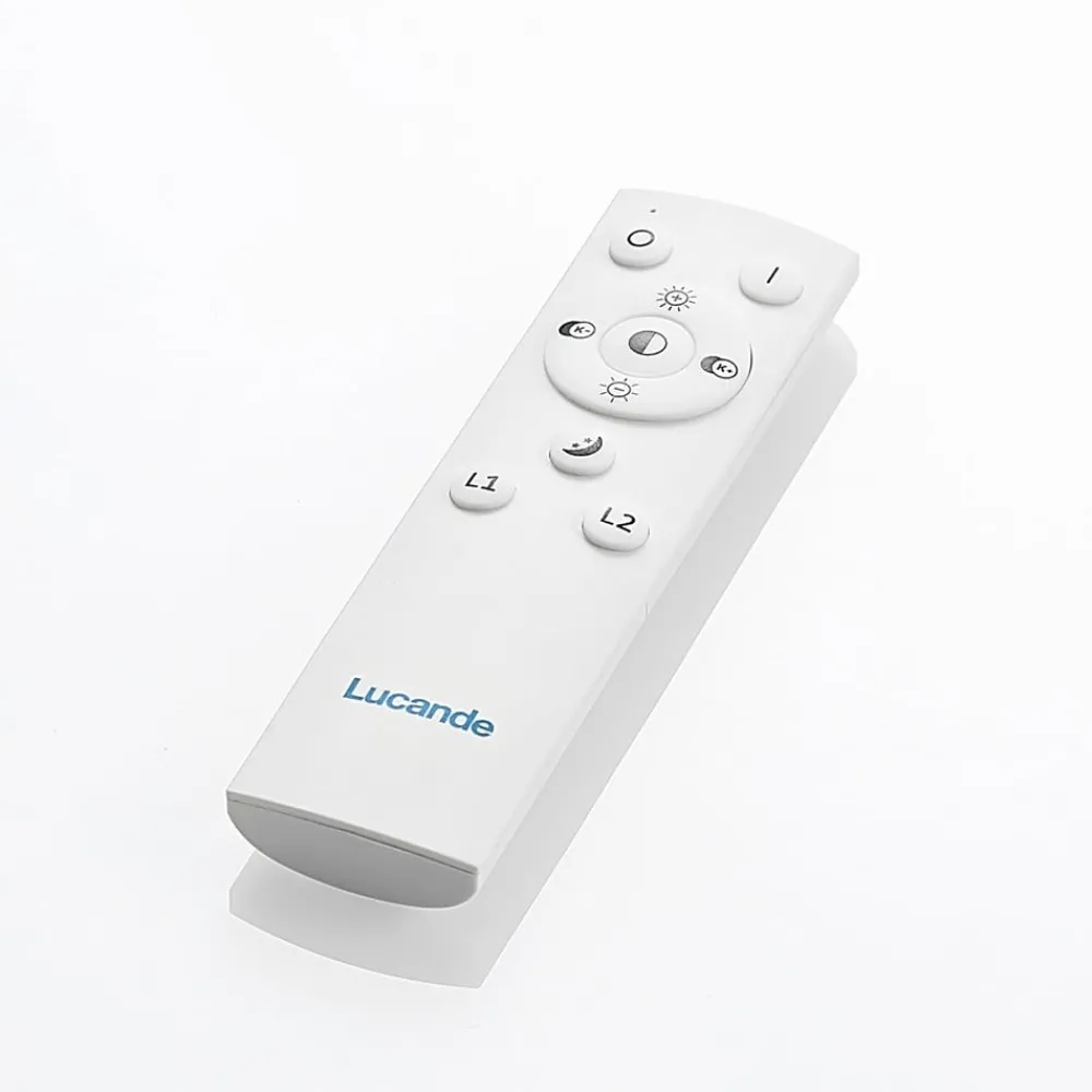 Lucande Loftlamper|Loftlamper > LED-loftlampe Noud, 65 cm, sølv, metal, CCT