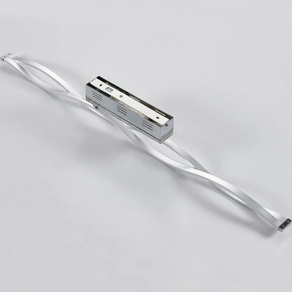 Lucande Loftlamper|Loftlamper > LED-loftlampe Roan, 115 cm, krom, stål