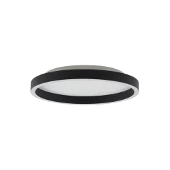 Lucande Loftlamper|Loftlamper > LED-loftlampe Rotundo, Ø 40 cm, sort, dæmpbar