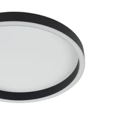 Lucande Loftlamper|Loftlamper > LED-loftlampe Rotundo, Ø 40 cm, sort, dæmpbar