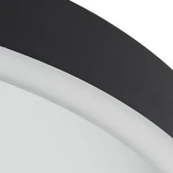 Lucande Loftlamper|Loftlamper > LED-loftlampe Rotundo, Ø 40 cm, sort, dæmpbar