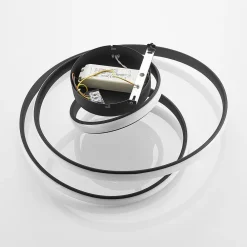 Lucande Loftlamper|Pendellamper > LED-loftlampe Sakina, sort, metal, Ø 48 cm