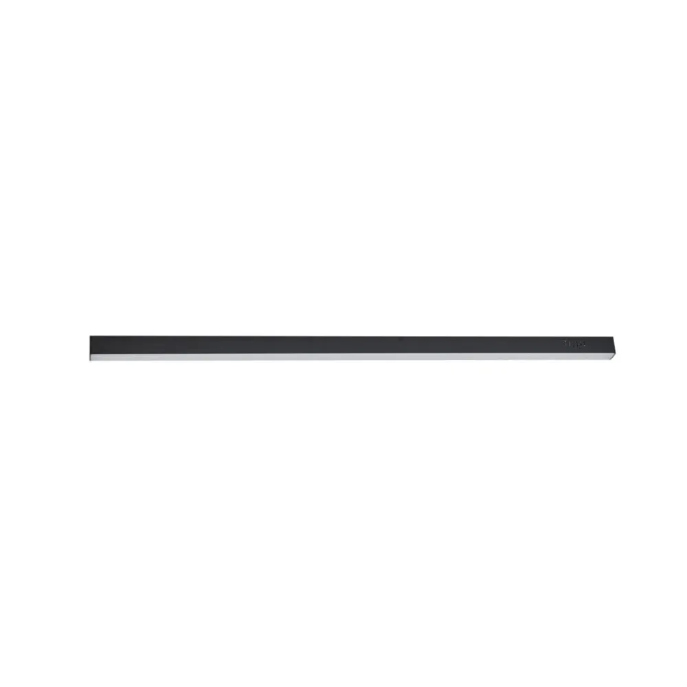 Lucande Gang|Loftlamper > LED-loftlampe Teniona, 101 cm, sort, aluminium