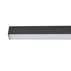 Lucande Gang|Loftlamper > LED-loftlampe Teniona, 101 cm, sort, aluminium