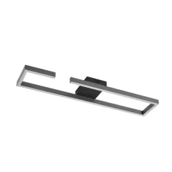 Lucande Gang|Loftlamper > LED-loftlampe Yvor, 100 cm, sort, aluminium