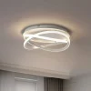 Lucande Loftlamper|Loftlamper > LED-loftslampe Aldric, hvid, aluminium, Ø 45 cm