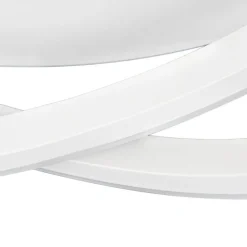 Lucande Loftlamper|Loftlamper > LED-loftslampe Aldric, hvid, aluminium, Ø 45 cm