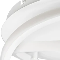 Lucande Loftlamper|Loftlamper > LED-loftslampe Aldric, hvid, aluminium, Ø 45 cm