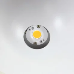 Loftlamper ^ Lucande LED-loftslampe Orasa, glas, hvid/klar, Ø 43 cm